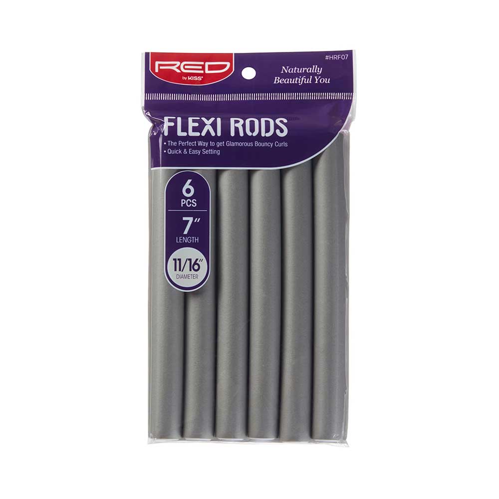 Red By Kiss Flexi Rods 7″ Length (6pcs) Gray