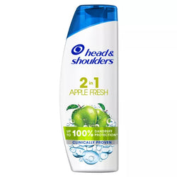 Head & Shoulders Apple Fresh 2in1 Anti-Dandruff Shampoo and Conditioner For Dry Hair And Scalp 400ml