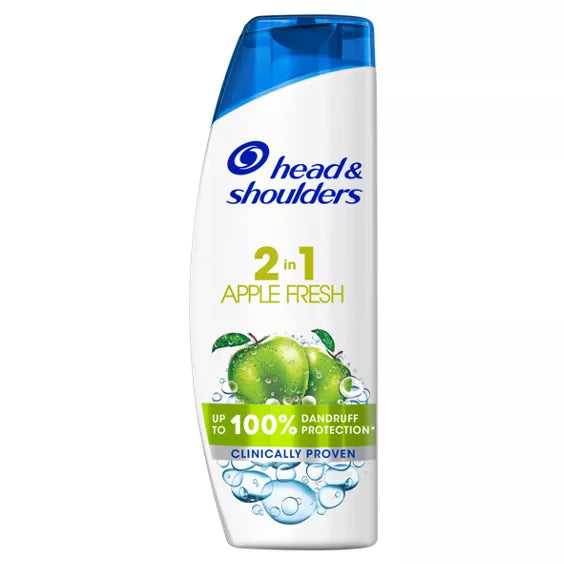Head & Shoulders Apple Fresh 2in1 Anti-Dandruff Shampoo and Conditioner For Dry Hair And Scalp 400ml