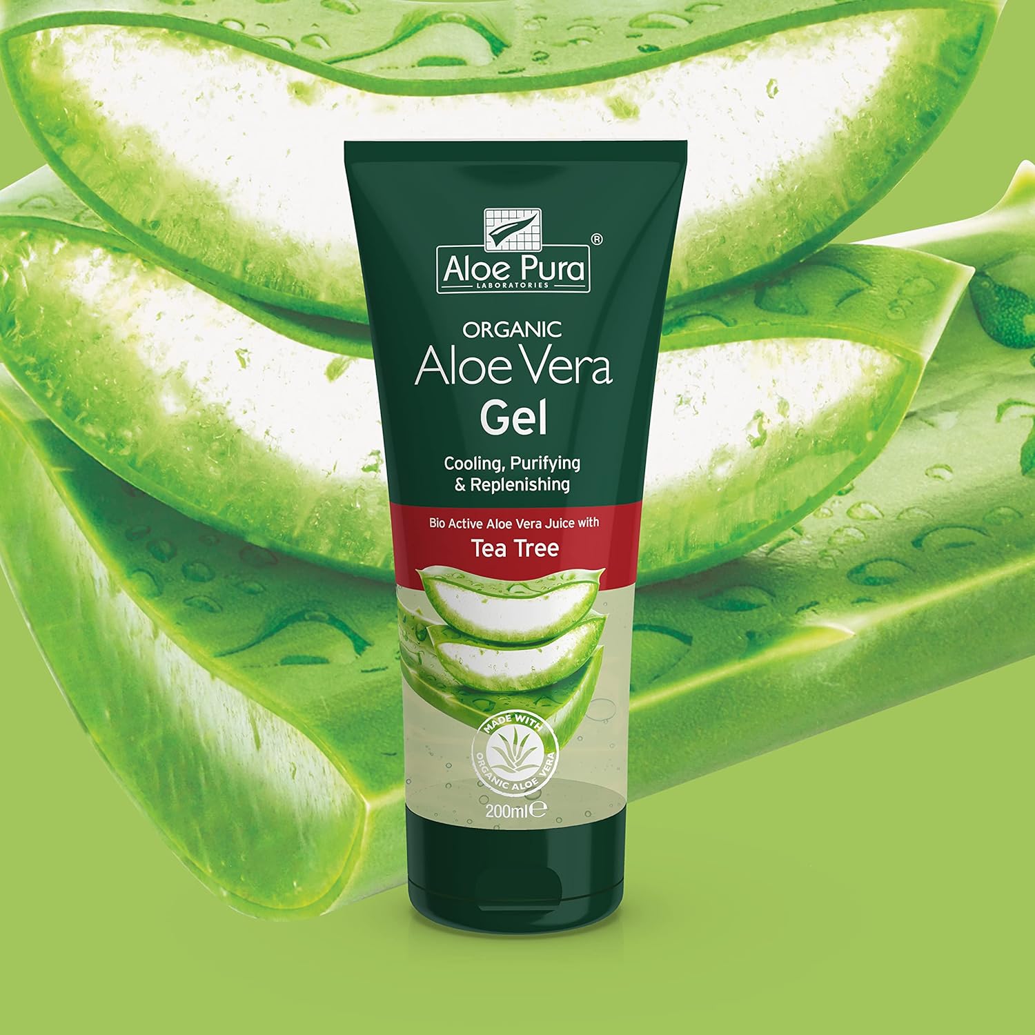 Aloe Pura Aloe Vera Gel with Tea Tree 200ml
