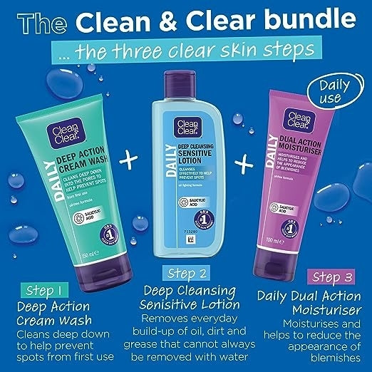 Clean & Clear Deep Action Cream Wash 150ml