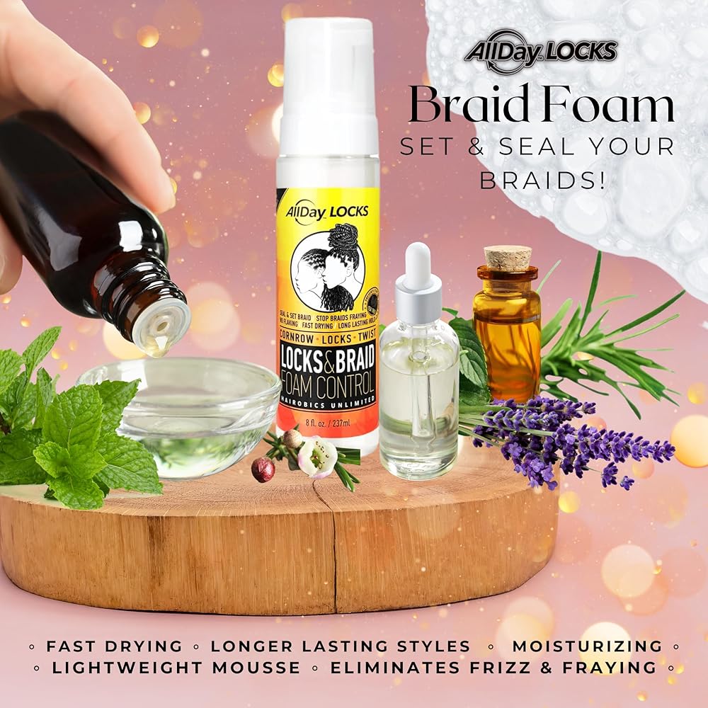 AllDay Locks Locks & Braid Foam Control 237ml/8oz