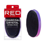 Red By Kiss Crystal Charcoal Detangle Brush