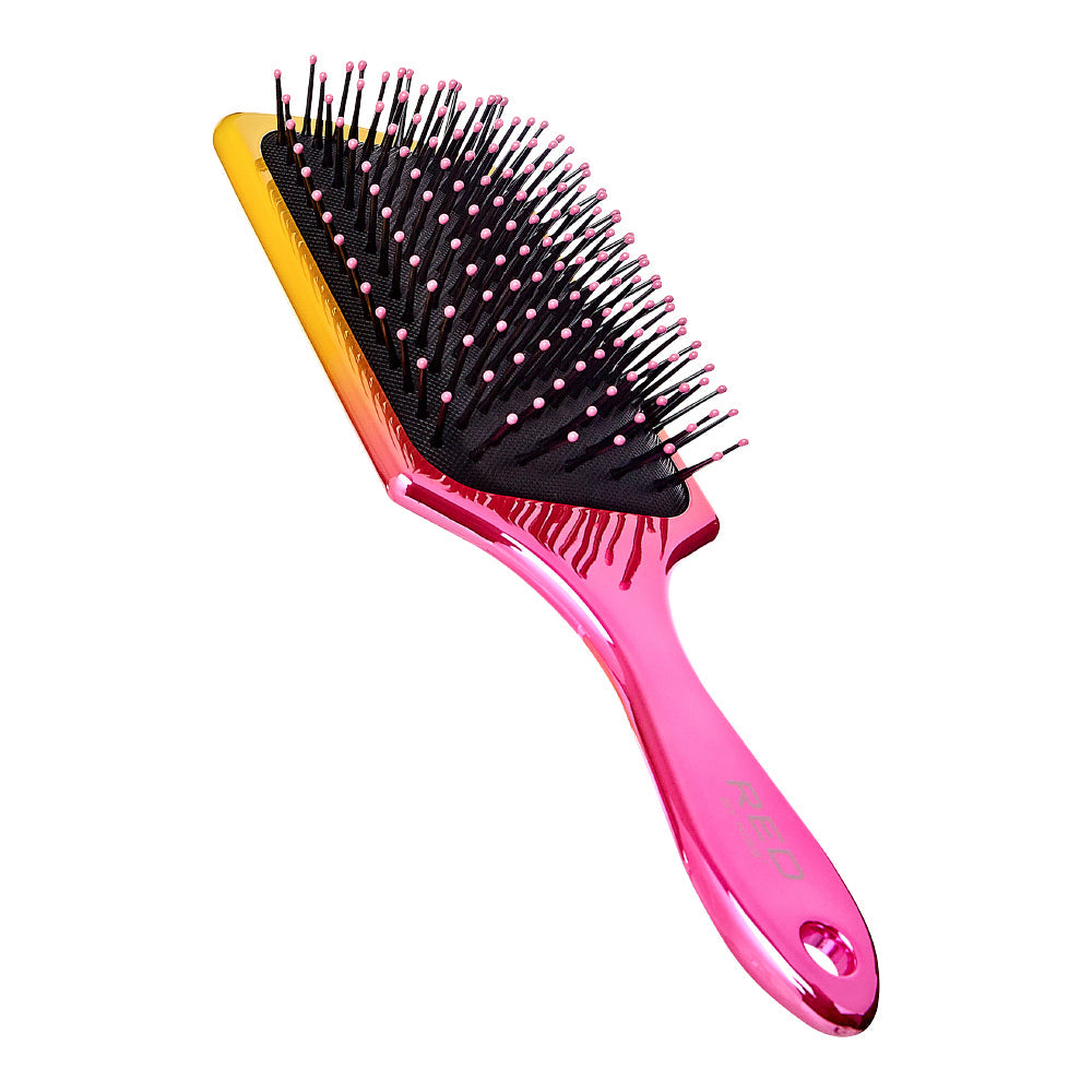 Red By Kiss Crystal Charcoal Brush – Square  Charcoal Infused Brush