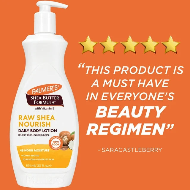 Palmer's Shea Butter Formula Raw Shea Nourishing Body Lotion for Dry Skin 400ml
