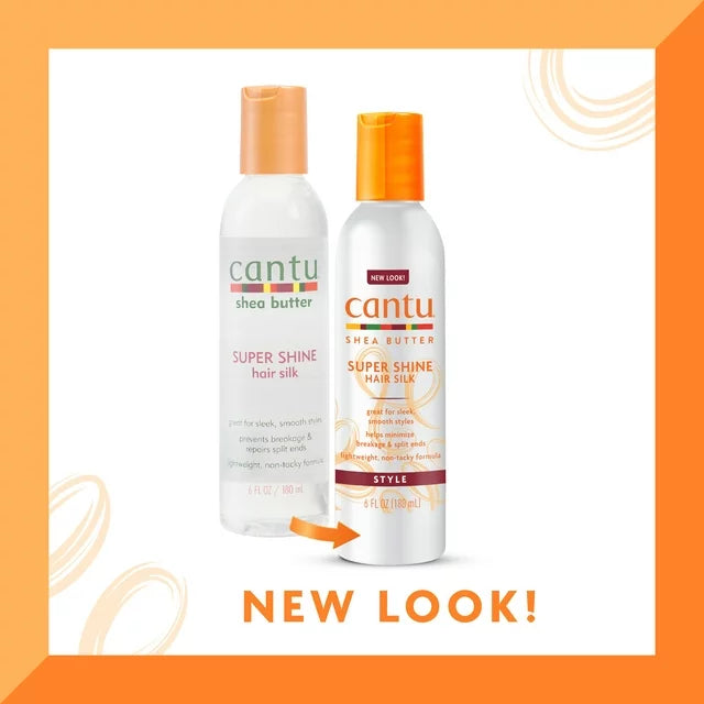 Cantu Shea Butter Super Shine Hair Silk Lightweight Oil 180ml/6oz