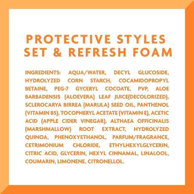 Cantu Protective Styles Set & Refresh Foam 237ml/8oz