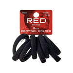 Red By Kiss Ponytail Holder Small Black