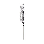 Red By Kiss Pattern Parting Pin Tail Comb