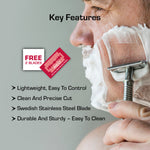 Red By Kiss Classic Shaver with 2pcs Blades