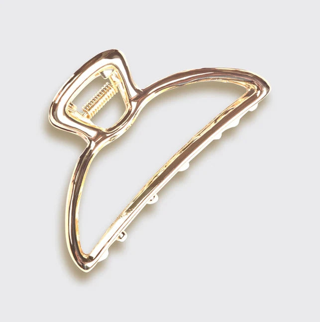 Kitsch Open Shape Claw Clip - Gold