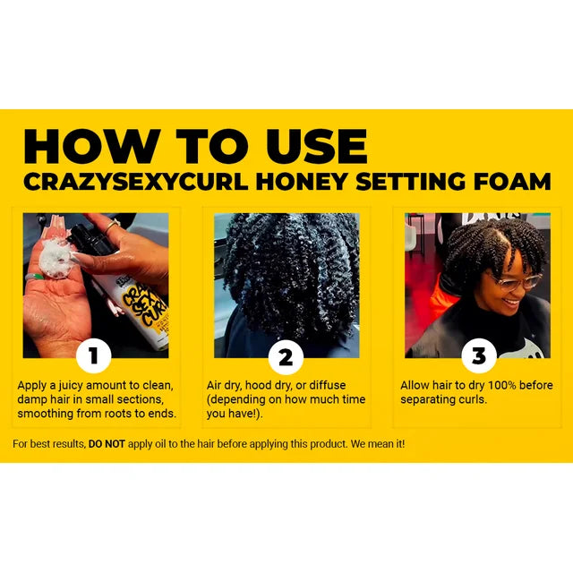 The Doux CrazySexyCurl Honey Setting Foam