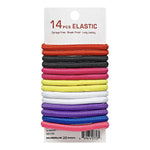 Red By Kiss Elastic Hair Band 5mm (14ct)  Bright Assorted