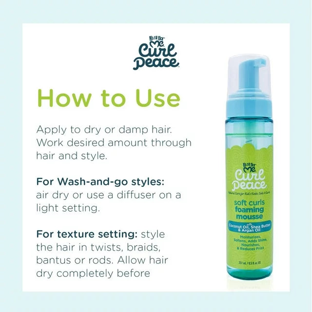 Curl Peace Soft Curls Foaming Mousse 251ml