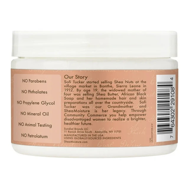 Shea Moisture Coconut & Hibiscus Hydrating Hair Mask Frizz Control 326g