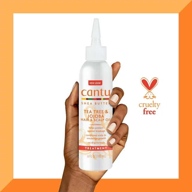 Cantu Classic Tea Tree & Jojoba Hair & Scalp Oil 180ml/6oz