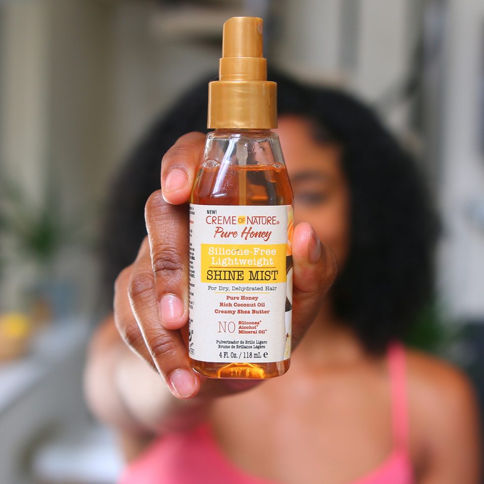Creme of Nature Pure Honey Silicone-Free Lightweight Shine Mist 118ml/4oz