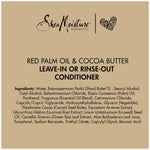 Shea Moisture Conditioner Red Palm Oil and Cocoa Butter for Curly Hair with Flaxseed Oil 384ml