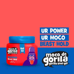 Moco de Gorila Rockero Hair Styling Gel, Long Lasting Hold Unisex 9.52 oz Jar[RED]