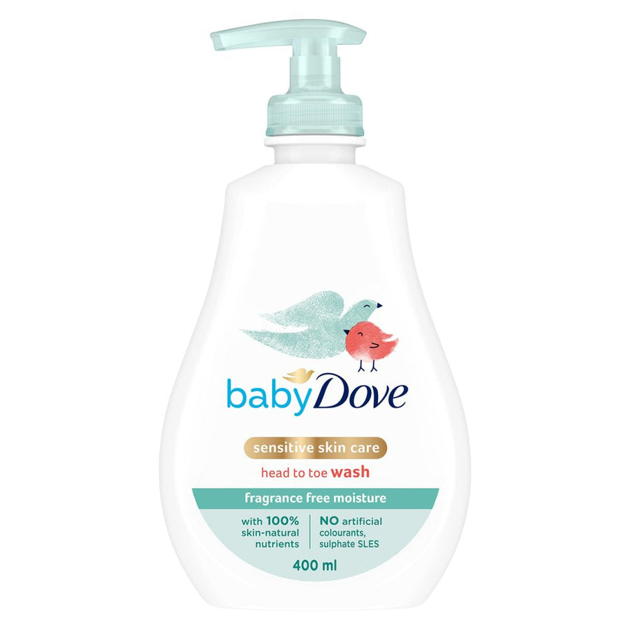 Dove Sensitive Fragrance Free Baby Wash 400ml