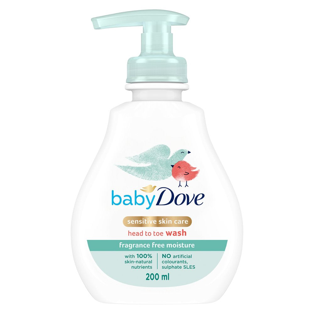 Dove Sensitive Fragrance Free Baby Wash 200ml