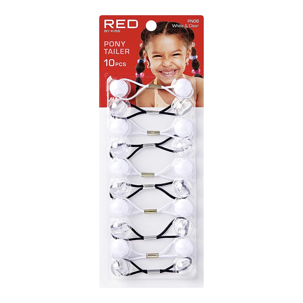 Red By Kiss Kids Hair Balls  Ponytailer (10pcs)