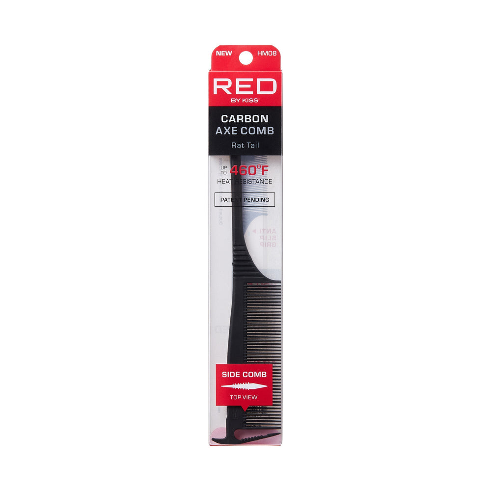Red By Kiss Carbon Axe Parting Comb