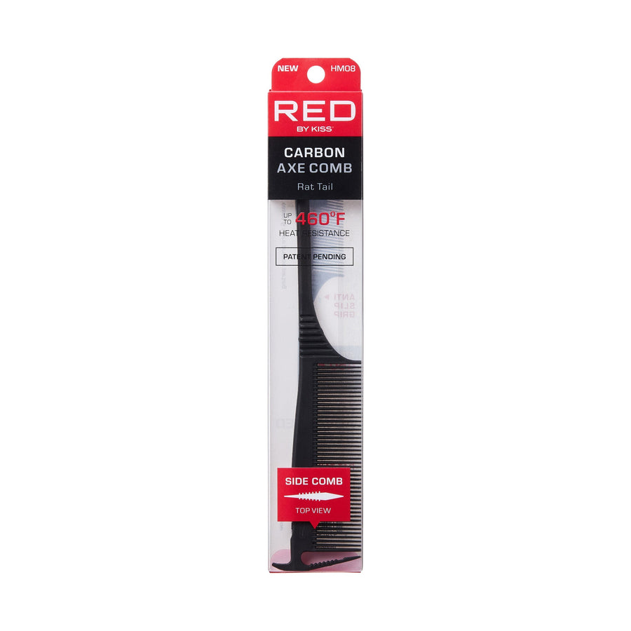 Red By Kiss Carbon Axe Parting Comb