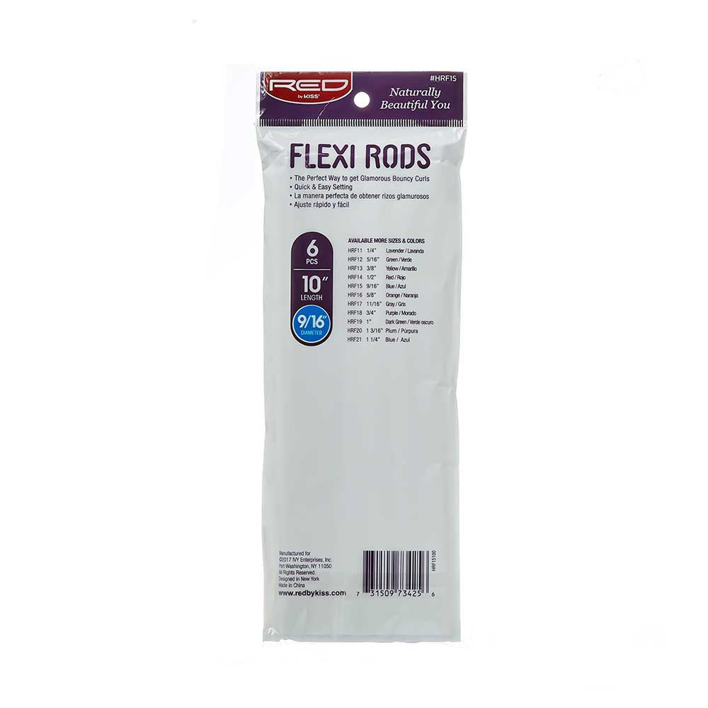 Red By Kiss Flexi Rods 10″ Length BLUE