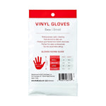 Red By Kiss Black Vinyl Gloves (6pcs)  For Professionals & Beginners