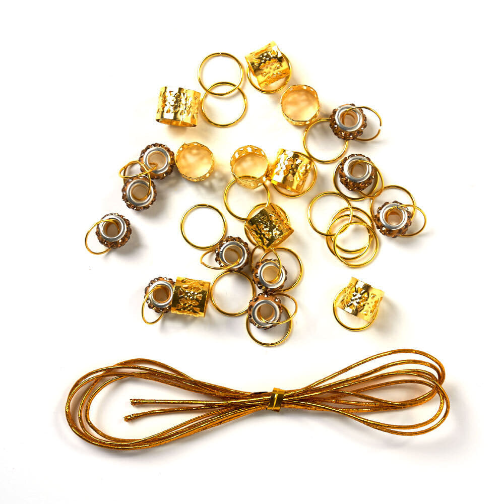 Red By Kiss Complete Style Braid Charm Set-: HZ77