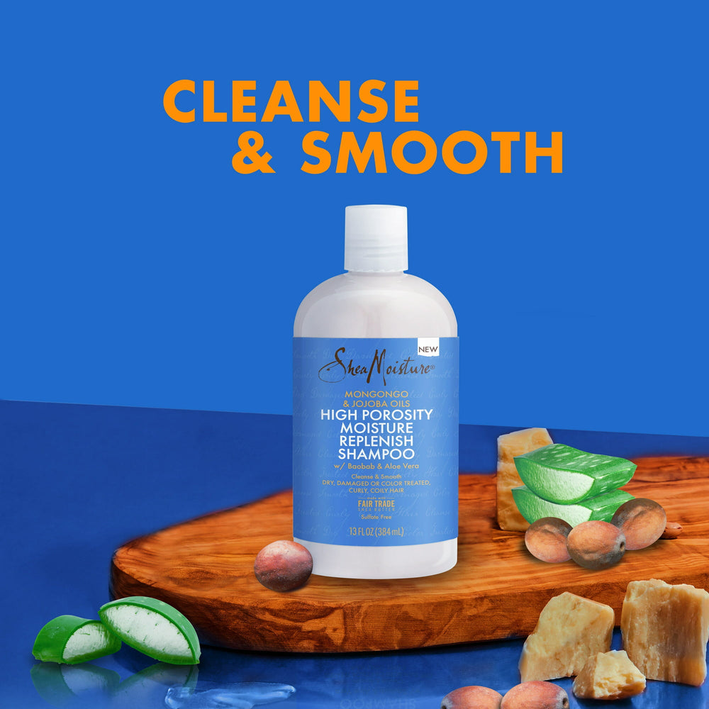 Shea Moisture High Porosity Moisture Replenish Shampoo 384ml