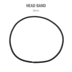 Red By Kiss Elastic Sport Headband (10pcs) 3mm