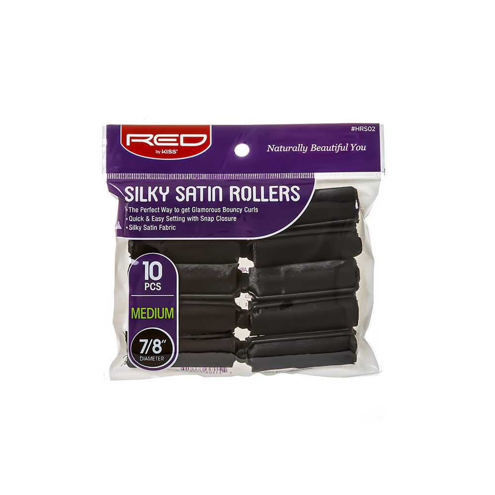 Red By Kiss Silky Satin Rollers