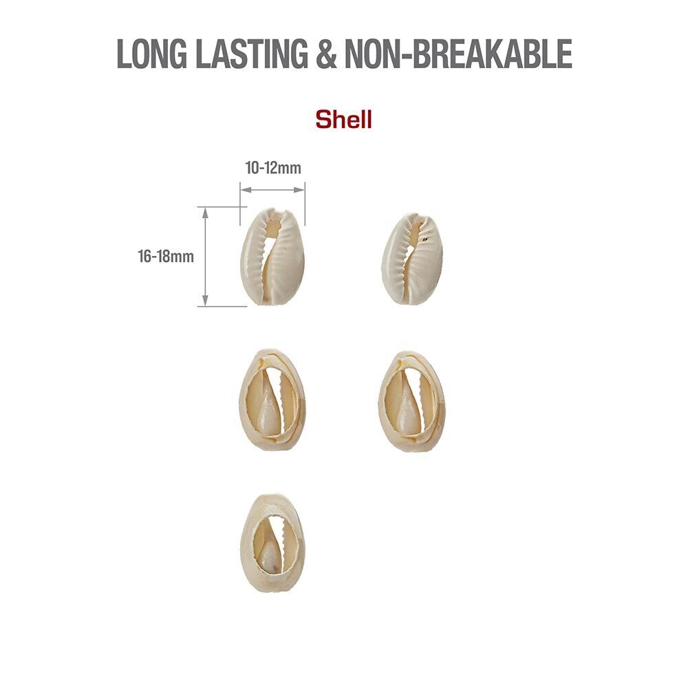 Red By Kiss Shell Shaped Hair Beads (15pcs)
