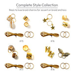 Red By Kiss  Complete Style Braid Charm Set