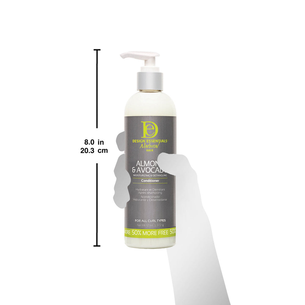 Design Essentials Almond & Avocado Moisturizing & Detangling Conditioner 372g/12oz