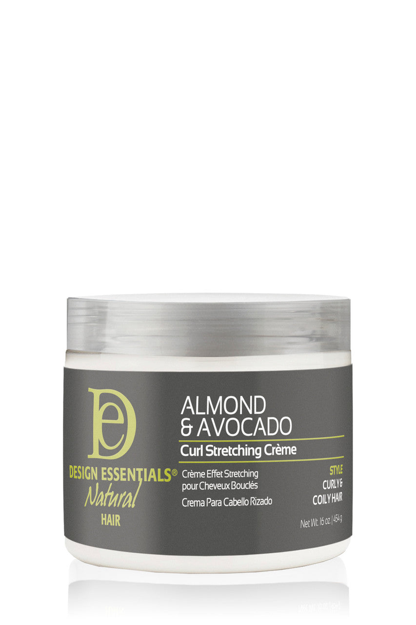 Design Essentials Almond & Avocado Curl Stretching Crème 454g/16oz