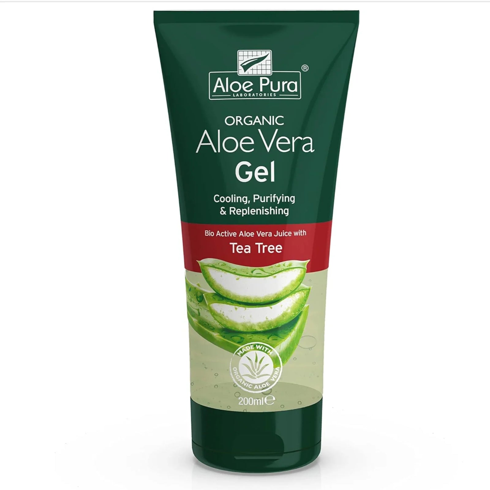 Aloe Pura Aloe Vera Gel with Tea Tree 200ml