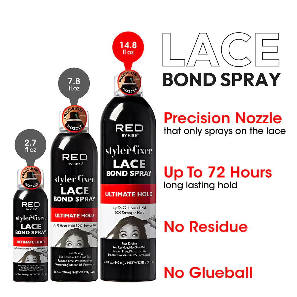Red By Kiss Styler Fixer Ultimate Lace Spray 440ml