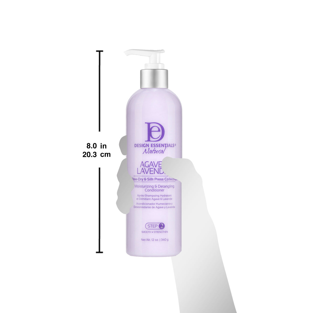 Design Essentials Agave & Lavender Moisturizing & Detangling Conditioner 340g/12oz