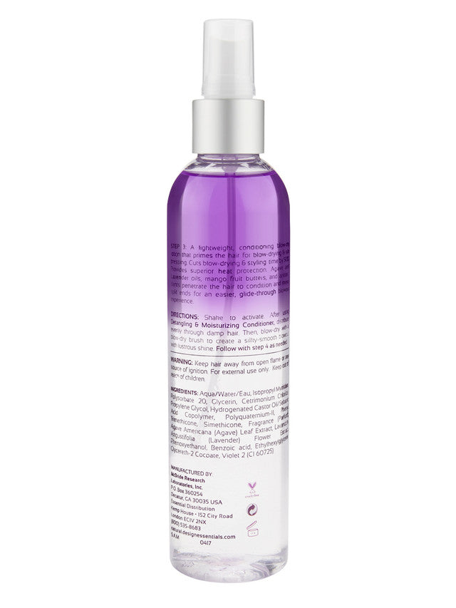 Design Essentials Agave & Lavender Blow-Dry & Styling Primer 227g