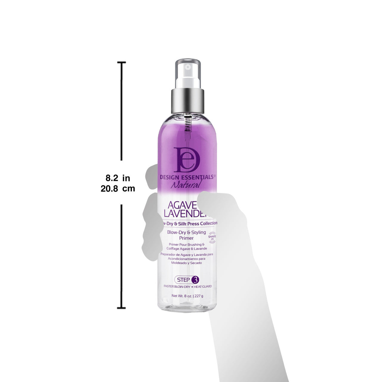 Design Essentials Agave & Lavender Blow-Dry & Styling Primer 227g