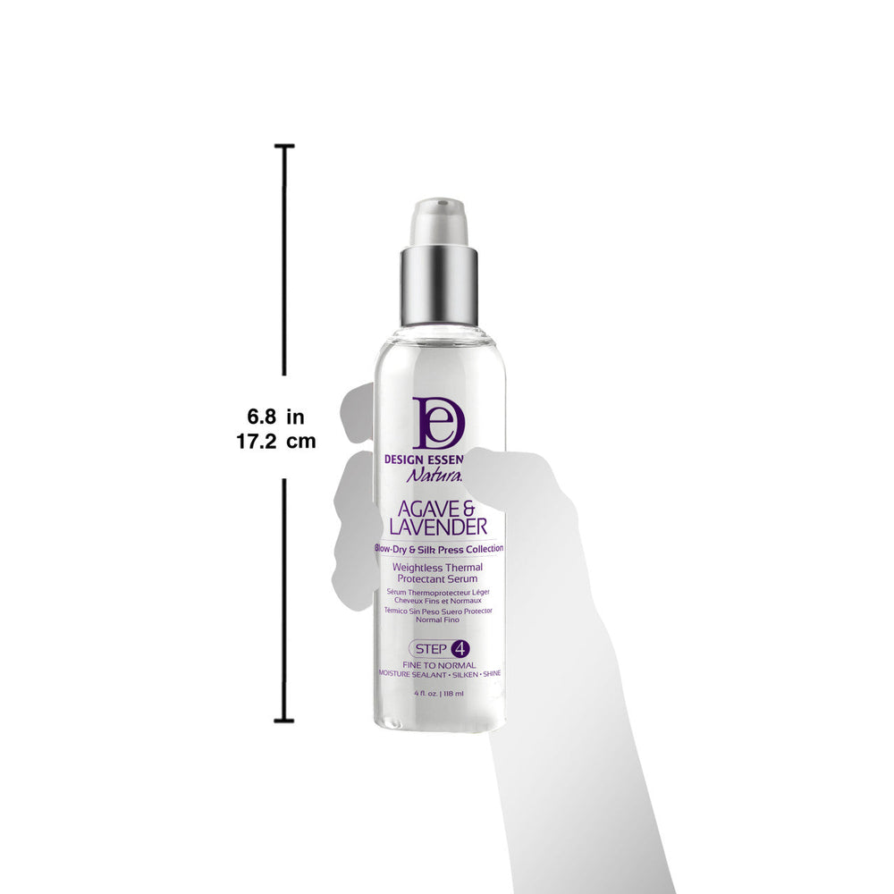 Design Essentials Agave & Lavender Weightless Thermal Protectant Serum 118ml