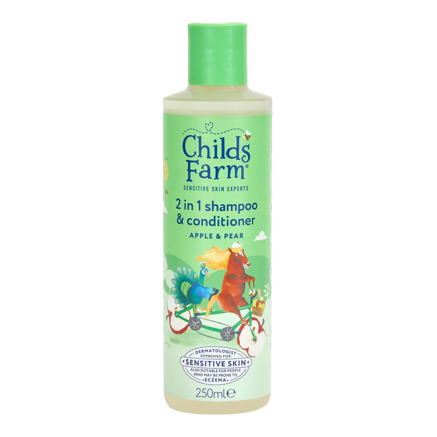 Childs Farm Sensitive Skin Experts Apple & Pear 2 In 1 Shampoo & Conditioner 250ml