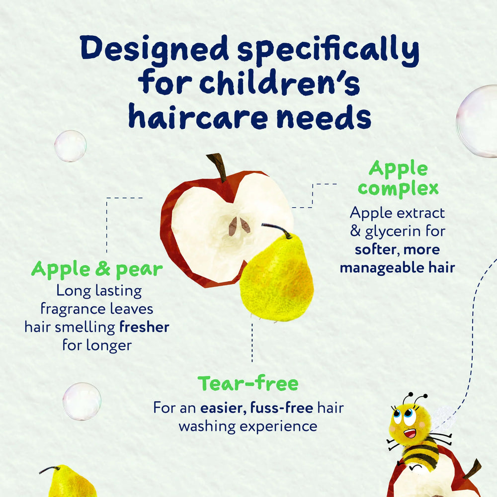 Childs Farm Sensitive Skin Experts Apple & Pear 2 In 1 Shampoo & Conditioner 250ml