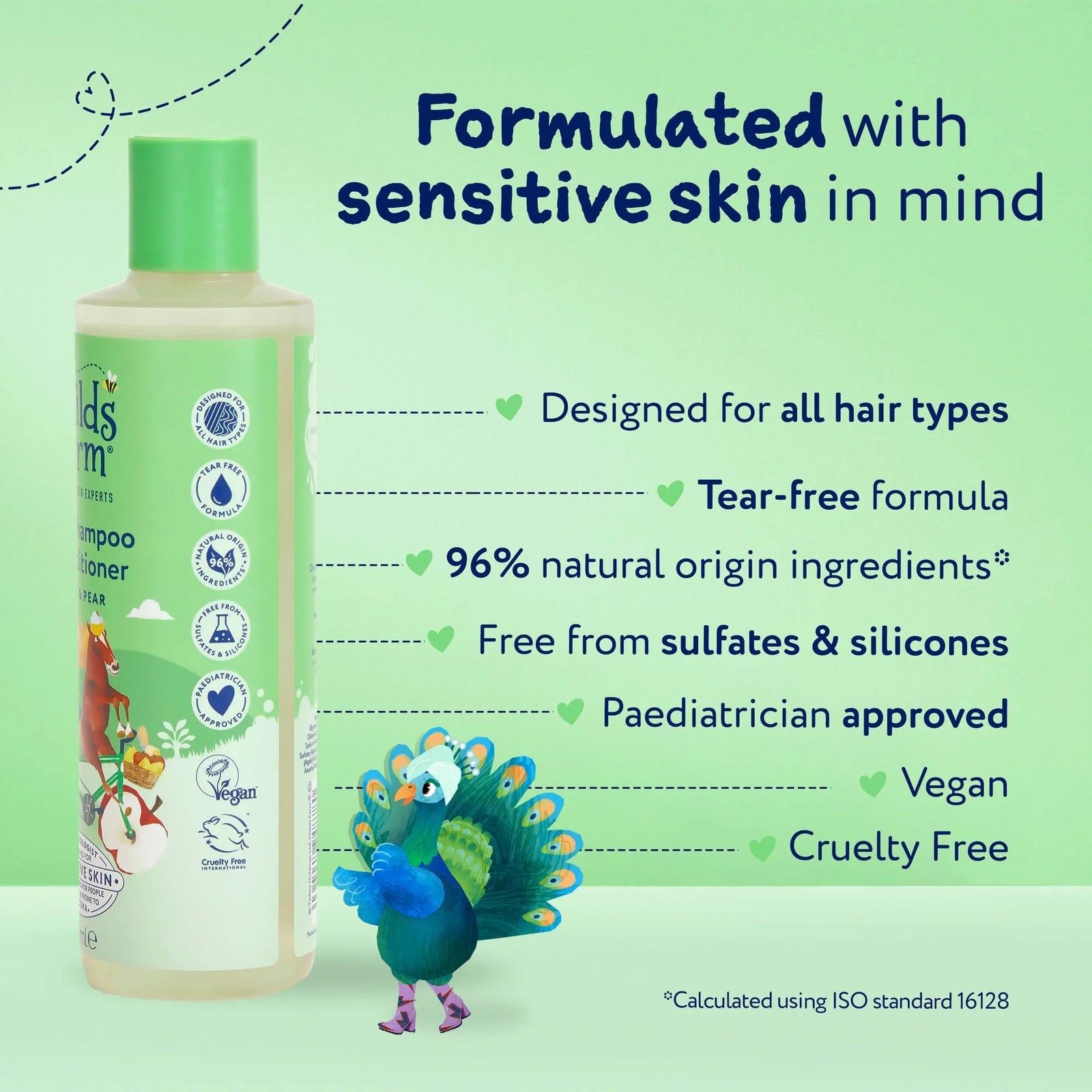 Childs Farm Sensitive Skin Experts Apple & Pear 2 In 1 Shampoo & Conditioner 250ml