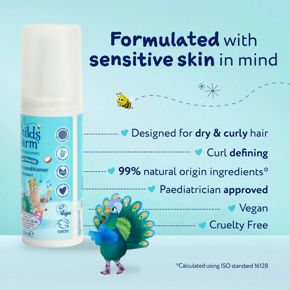 Childs Farm Sensitive Skin Experts Coco Nourish Coconut Leave In Conditioner 100ml