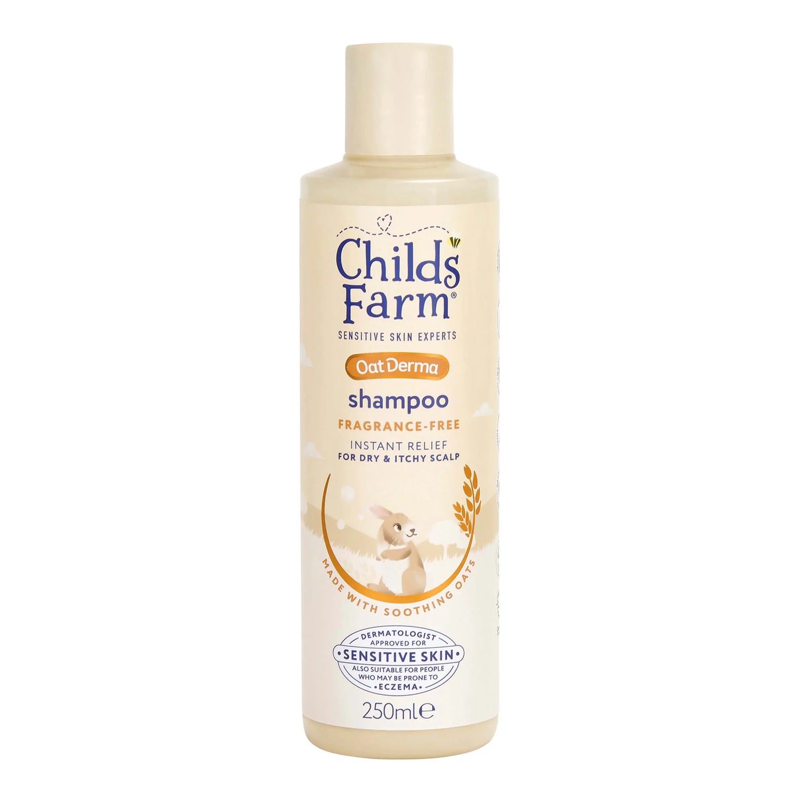 Childs Farm Sensitive Skin Experts Oat Derma Fragrance Free Shampoo 250ml
