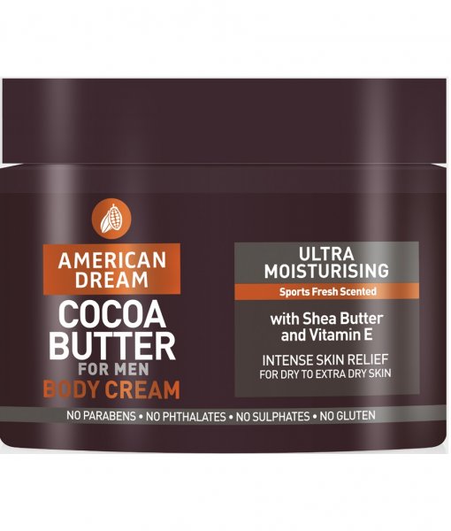 American Dream Cocoa Butter Body Cream for Men 500ml